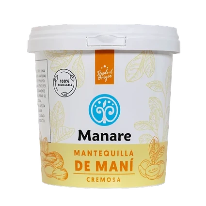 Mantequilla de Maní Manare 1 kg