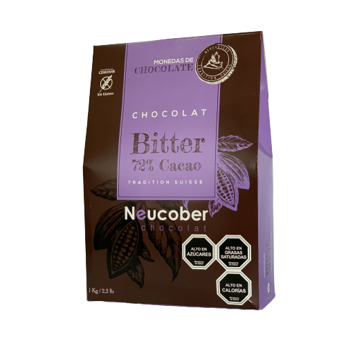Monedas de Chocolate Bitter 72% de Cacao