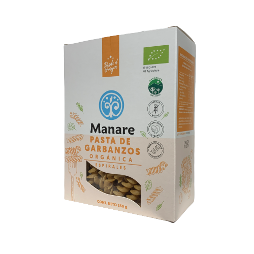 Pasta de Garbanzos Orgánicas Manare 250 gr