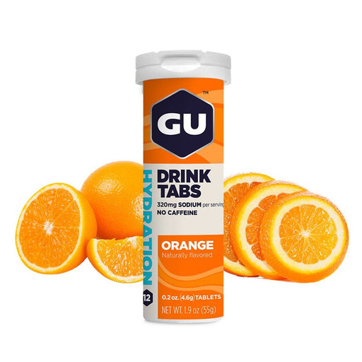 Tabletas de Hidratación Deportiva GU sabor Orange 1 un.