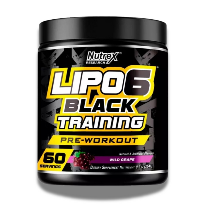 Pre-Entreno Lipo 6 Black Nutrex Sabor Wild Grape 60 servicios
