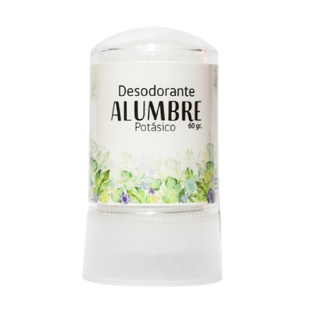 Desodorante Piedra Alumbre envase Plastico 60 gr