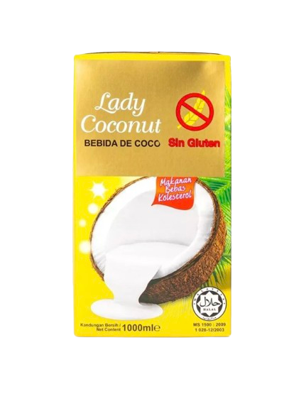 Bebida de Coco Sin Gluten Lady Coconut 1000 ml