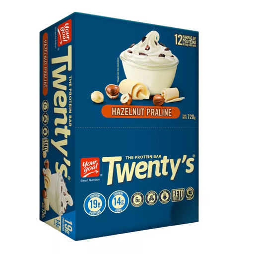 Barras de Proteína sabor Hazelnut Praline