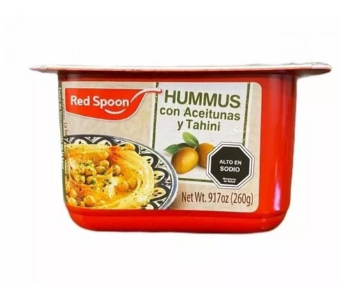 Hummus Con Aceitunas y Tahini Red Spoon