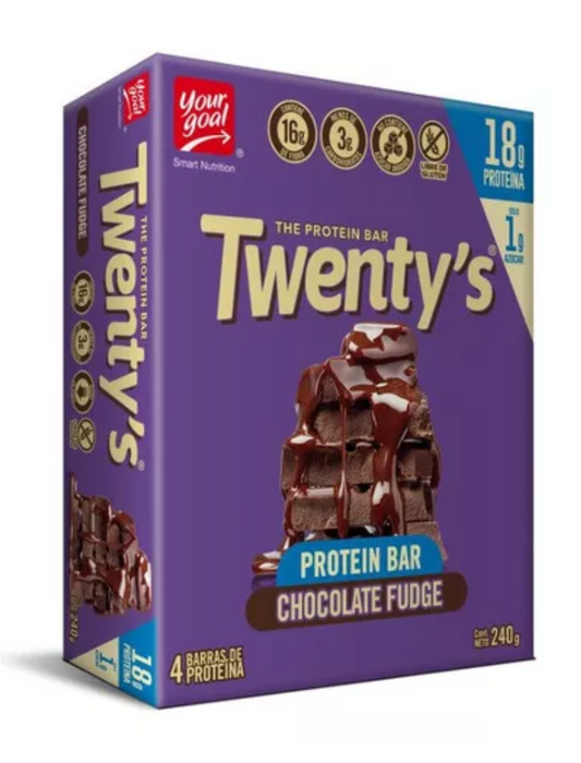 Barras de Proteína sabor Chocolate Fudge 4 Unid.