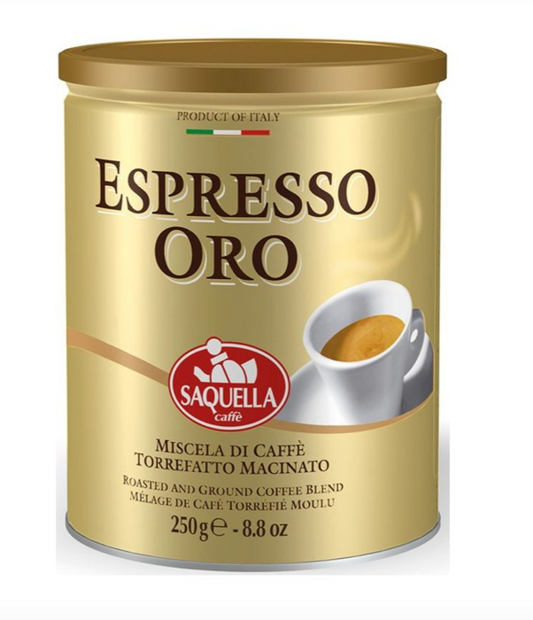 Café Expresso Oro Marca Saquella Caffé 250 gr