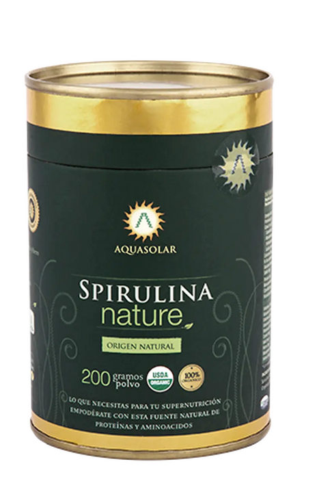 Spirulina Orgánica en Polvo Aquasolar 200 gr