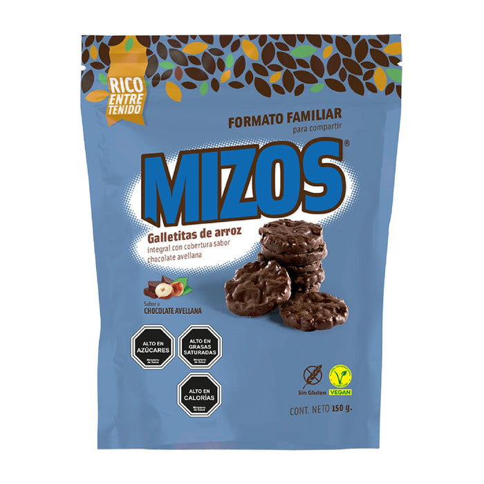 Mizos sabor Chocolate Avellanas 150 gr