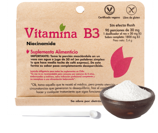 Vitamina B3 en Polvo