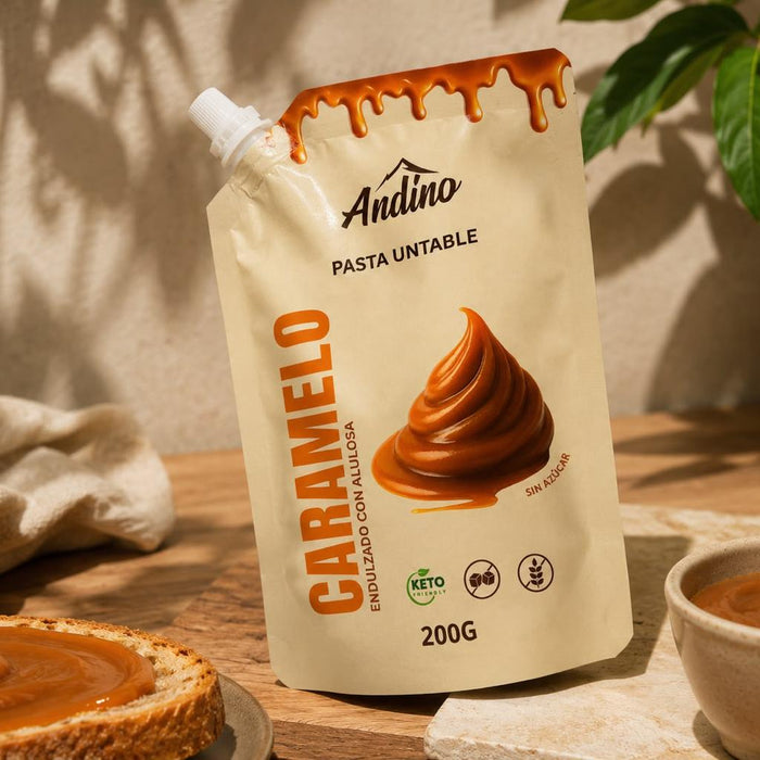 Pasta Untable de Caramelo Keto de Andino 200 gr