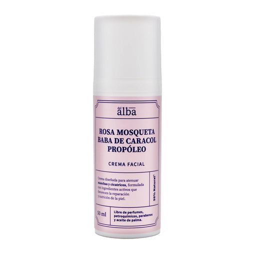 Crema Facial de Rosa Mosqueta, Caracol y Propóleo Apícola del Alba 50 ml