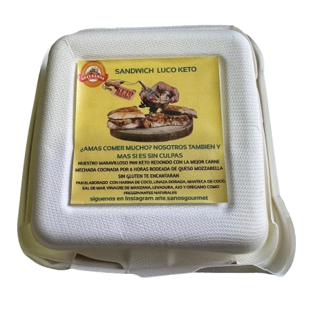 Sandwich Luco Keto de Artesanos Gourmet