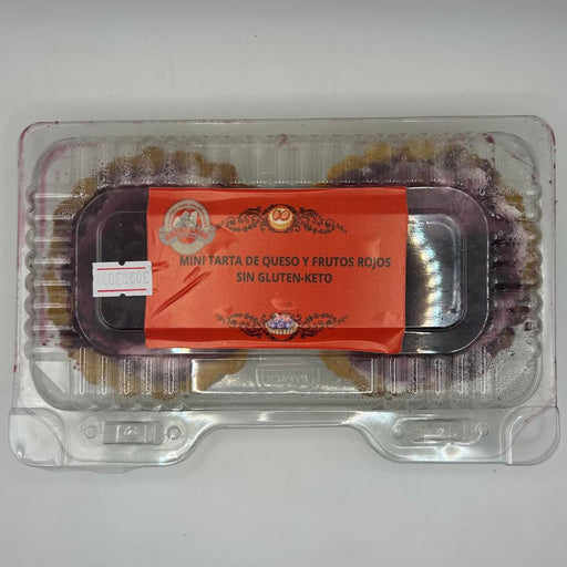 Pastel Queso Frutos Rojos Keto de Artesanos Gourmet