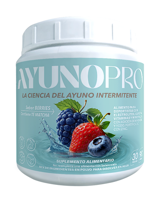 Ayuno Pro Sabor Berries con Matcha 90 gr
