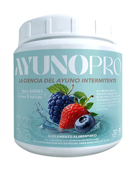 Ayuno Pro Sabor Berries con Matcha 90 gr