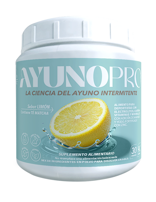 Ayuno Pro Sabor Limón con Matcha 90 gr