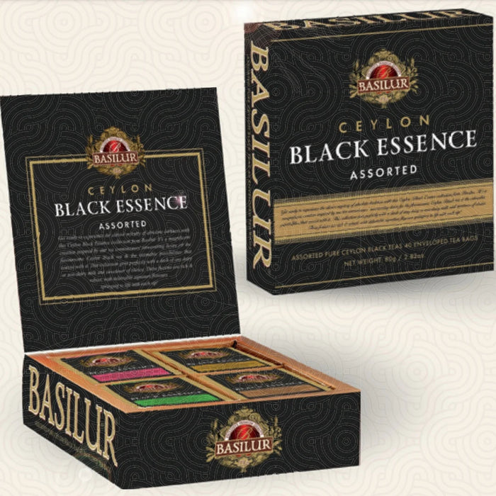Té Negro Ceylan Black Essence Assorted de Basilur 80 gr