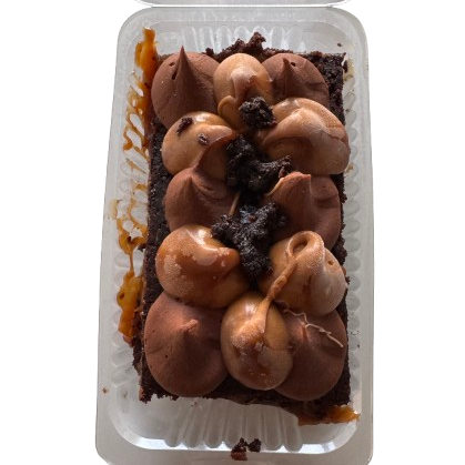 Torta Brownie Manjar Vegana, Sin Gluten y Sin Lactosa de Pastelería Bella