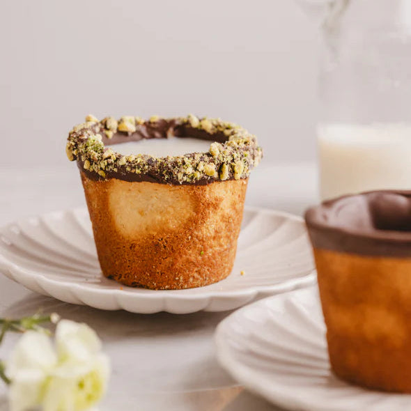 Vaso de Galleta con Chocolate y Pistacho Keto de Bonheur
