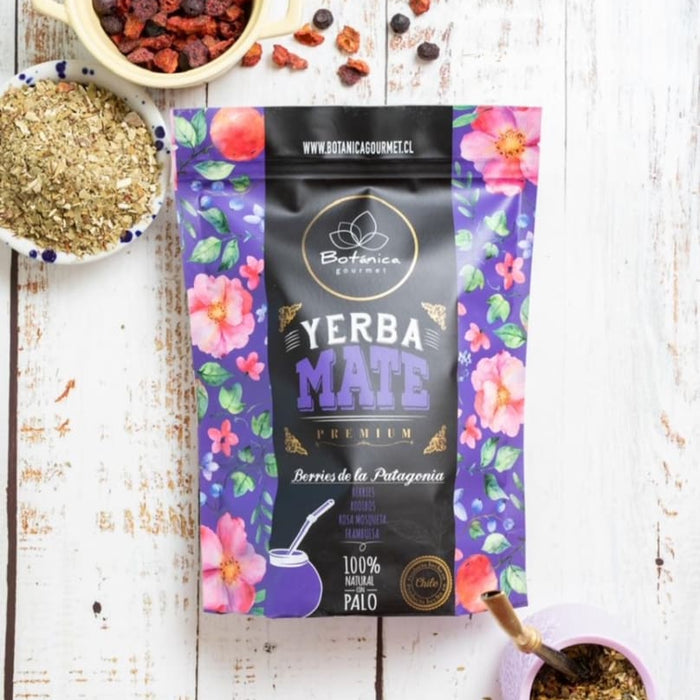 Yerba Mate Premium Berries de la Patagonia de Botánica Gourmet 300 gr