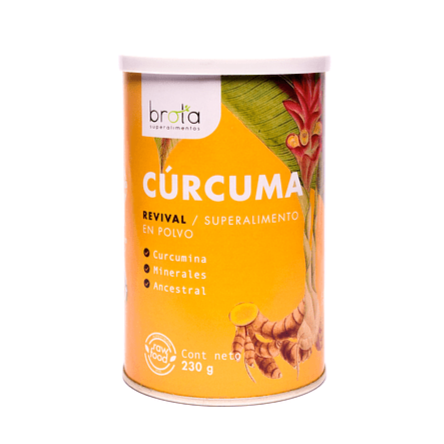 Cúrcuma Orgánica en Polvo de Brota 230gr