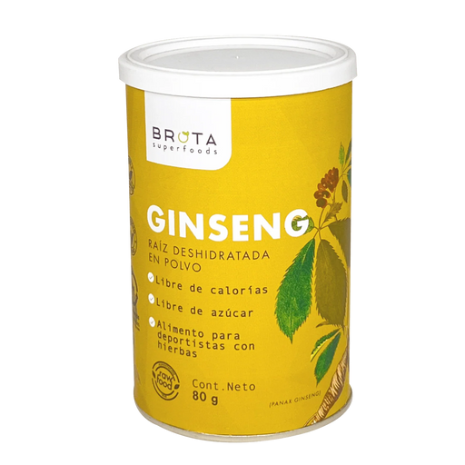 Ginseng en Polvo de Brota 80 gr