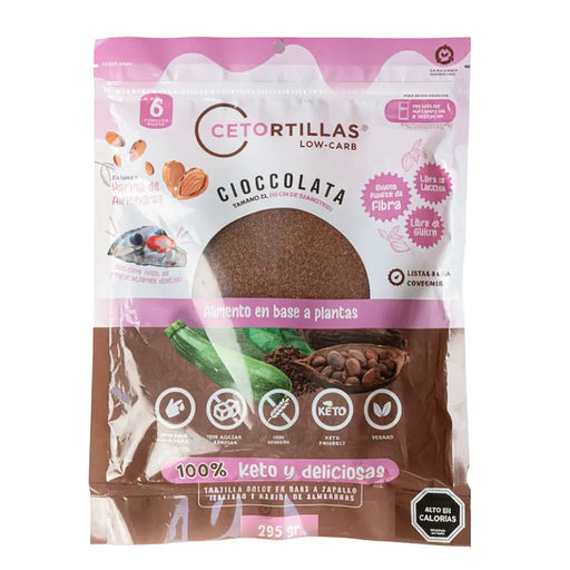 Tortilla Cioccolata XL Low-Carb de Cetortilla 6 un.