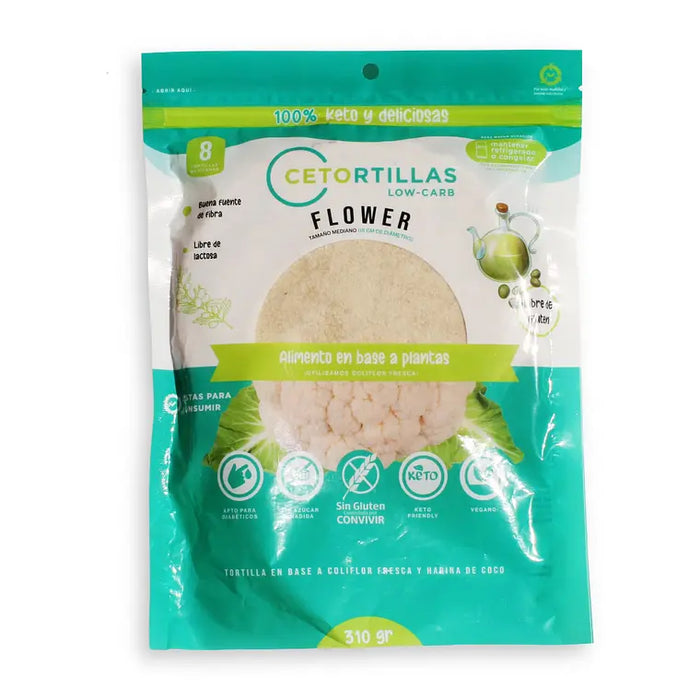 Tortilla Flower Low-Carb Cetortilla 8 un.