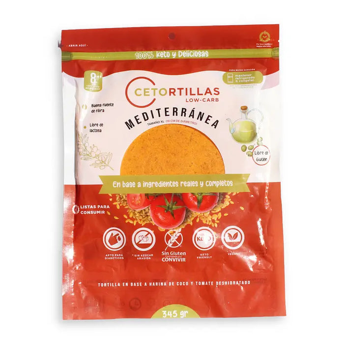 Tortilla Mediterránea Low-Carb Sin Gluten de Cetortilla 8 un