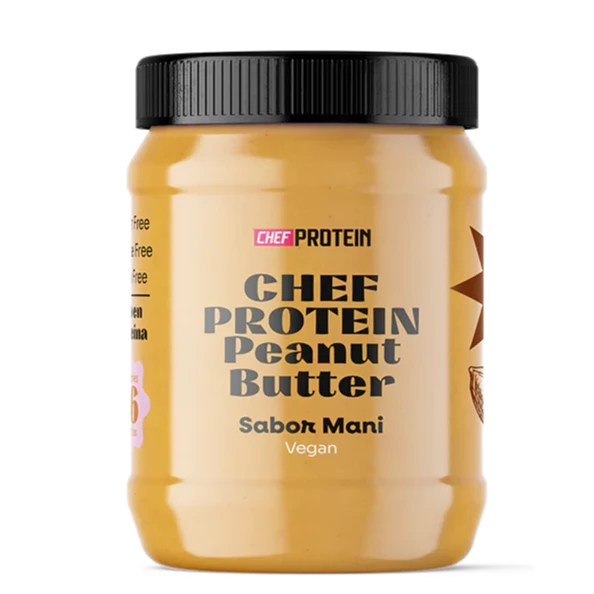 Mantequilla de Maní Vegana con Proteína de Chef Protein