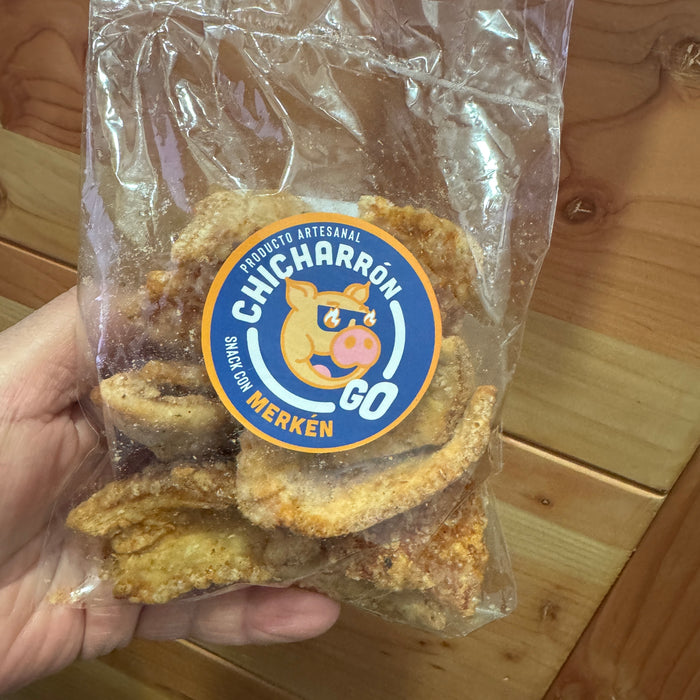Snack Artesanal de Chicharrón con Merkén Go 100 gr