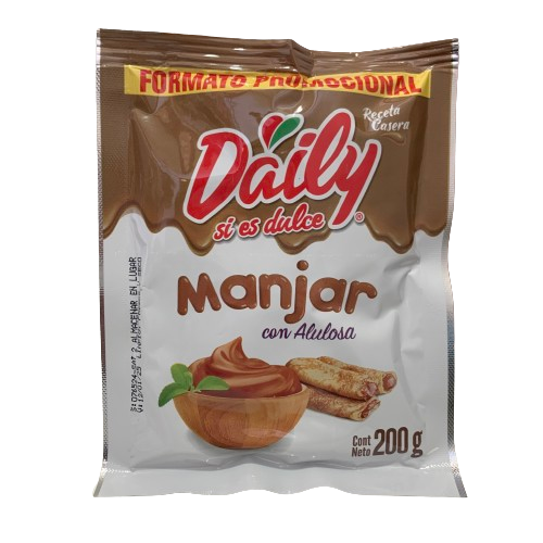 Dulce de Leche con Alulosa Daily Bolsa 200 gr