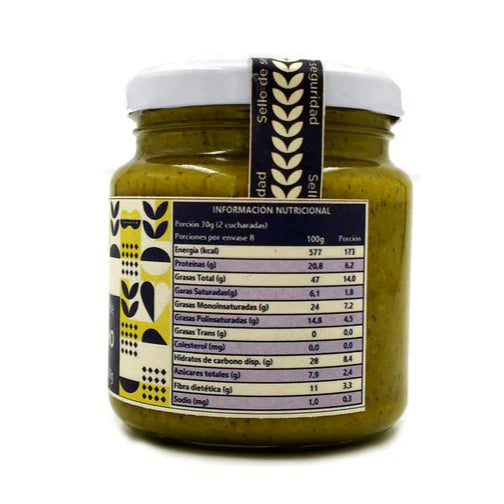 Mantequilla de Pistacho 100% Natural de D´elia Foods 250 gr