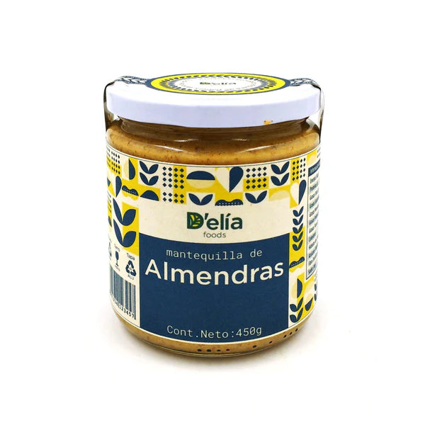 Mantequilla de Almendras de D´elia Foods 250 gr