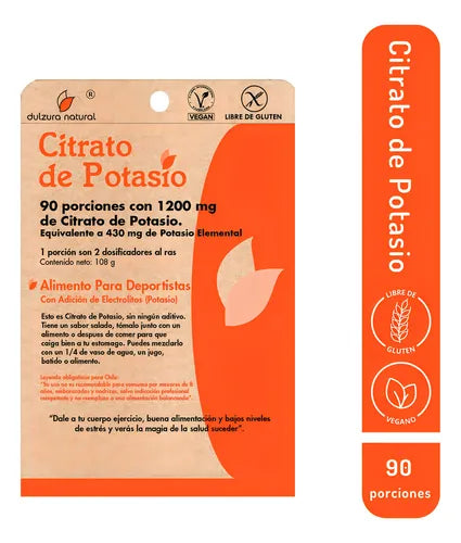 Citrato de Potasio en Polvo 90 porc.