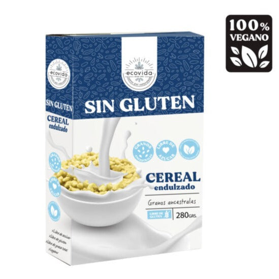 Cereal Endulzado Sin Azúcar y Sin Gluten de Ecovida 280 gr