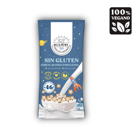 Cereal de Quinoa Endulzada Sin Gluten de Ecovida 18gr