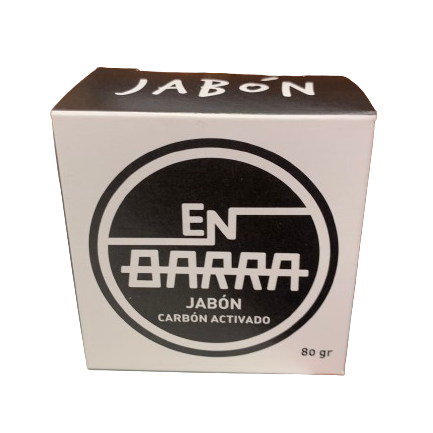 Jabón de Carbón Activado En Barra 80 gr