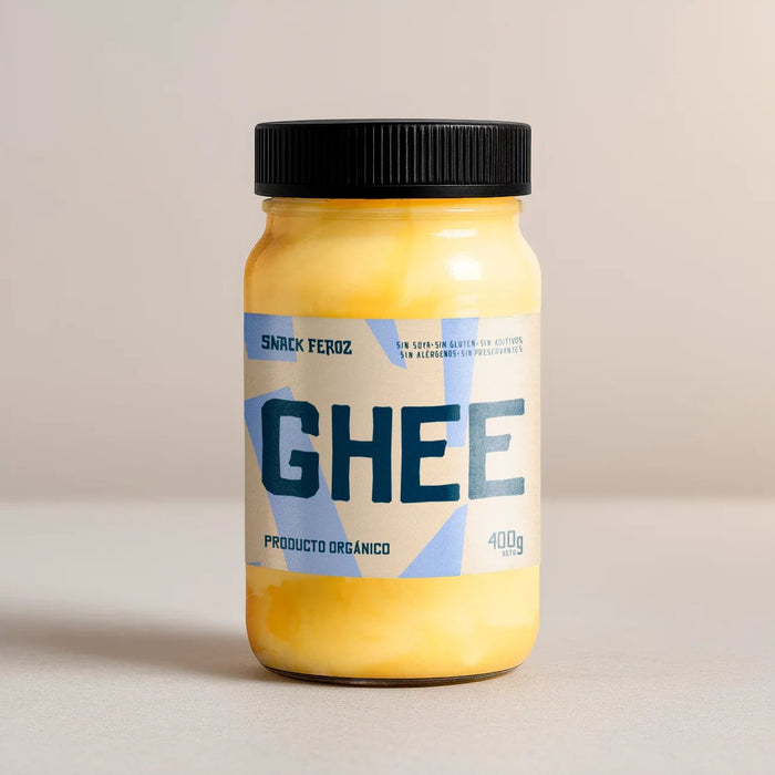 Mantequilla Clarificada Ghee Orgánica de Snack Feroz 400 gr