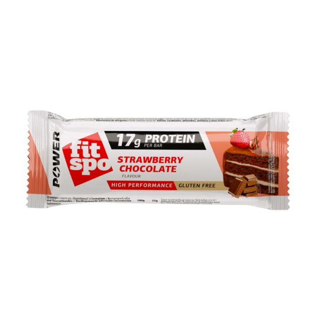Barra de Proteína Power Frutilla y Chocolate de Fitspo