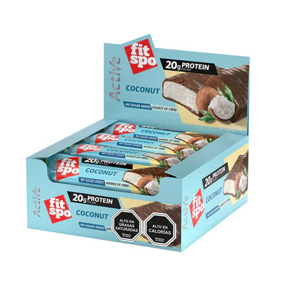 Barra de Proteína Active Coconut de Fitspo