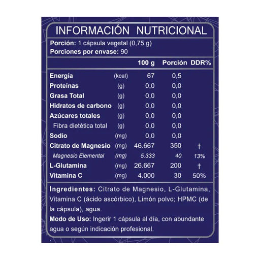 Citrato de Magnesio Esencial de Laboratorio FNL 90 cap