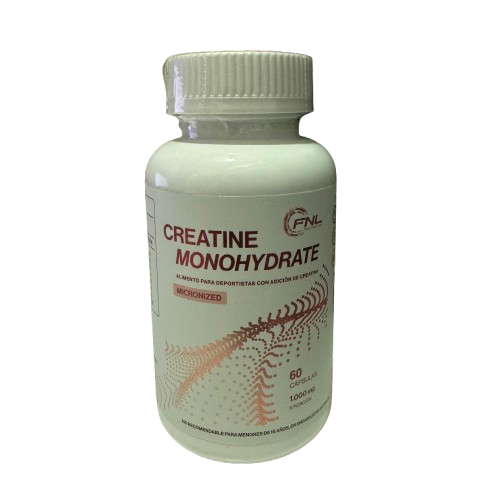 Creatina para Deportistas 500 mg de Laboratorio FNL 60 cap.