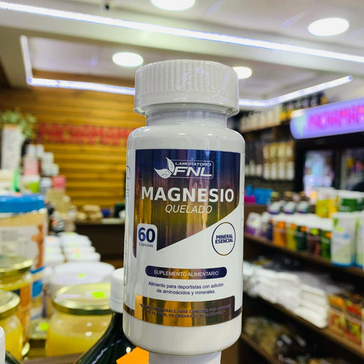 Magnesio Aminoquelado 500 mg de Laboratorio FNL 60 cap