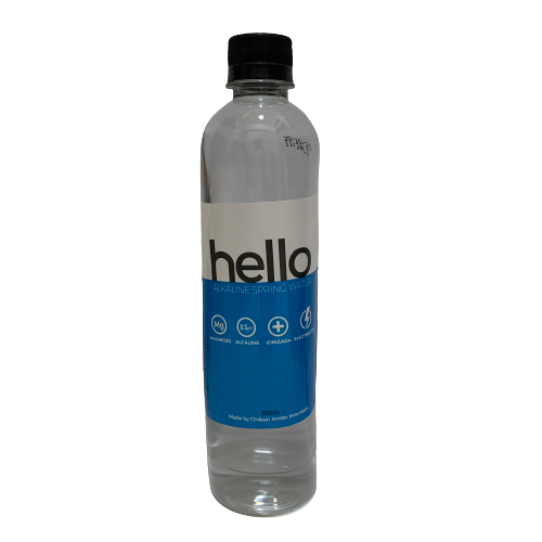 Agua Alcalina Hello 500 cc 8,5 pH