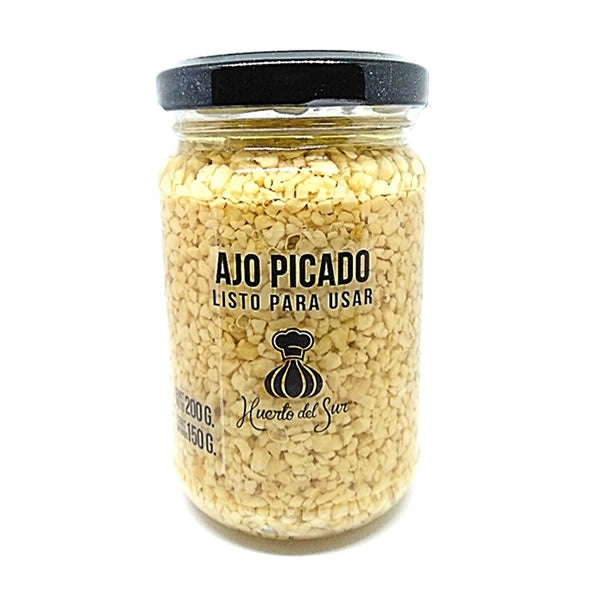 Ajo Picado listo para usar Huerto del Sur 200 gr