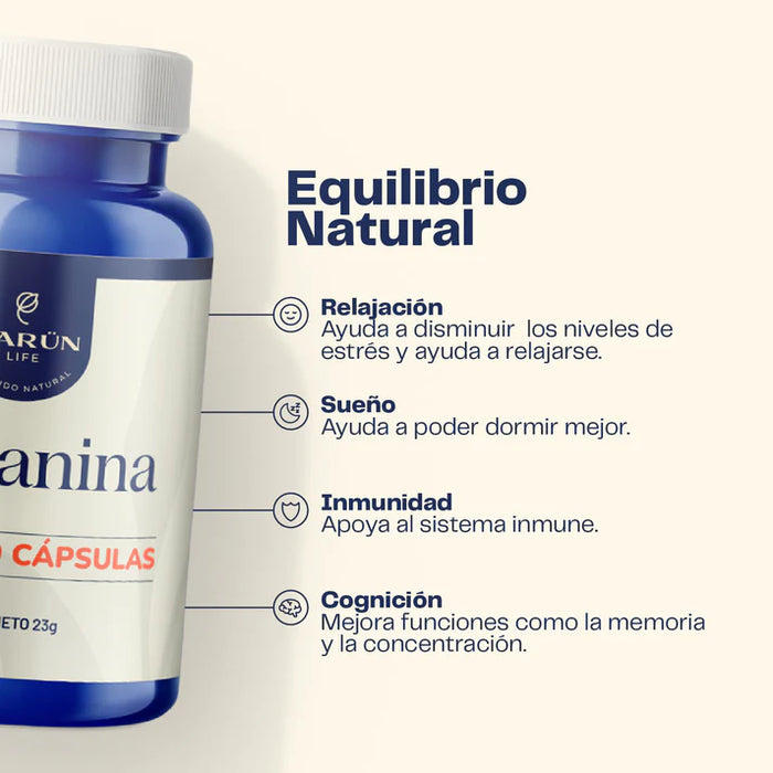 L-Teanina en cápsulas de Karün Life 60 cap