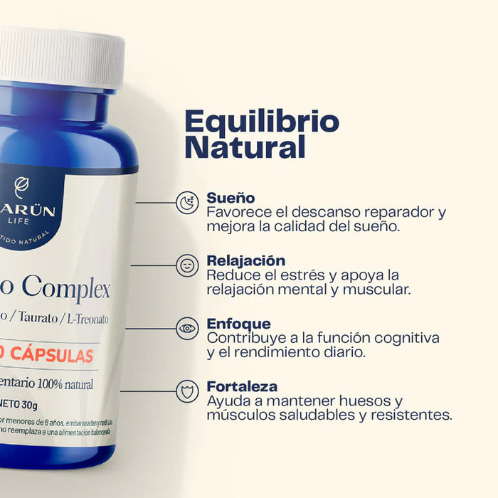 Magnesio Complex en cápsulas de Karün Life 60 cap