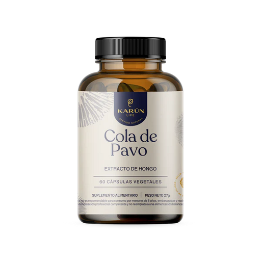 Cola de Pavo en cápsulas de Karün Life 60 cap
